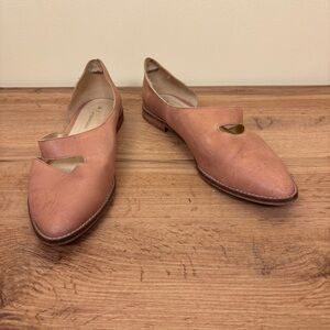 ANTHROPOLOGIE Womens Tan Pointed Toe Flats Size‎ 41 (US 10.5) Office Workwear